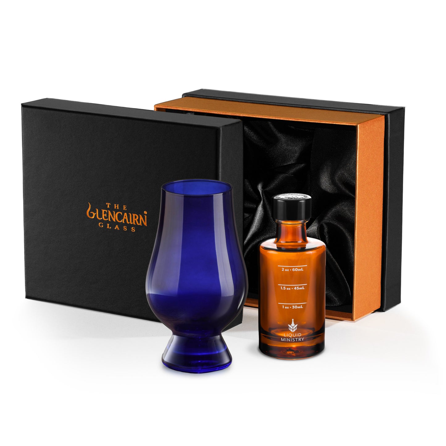 Glencairn Glass & 2 oz Sample Bottle Gift Set