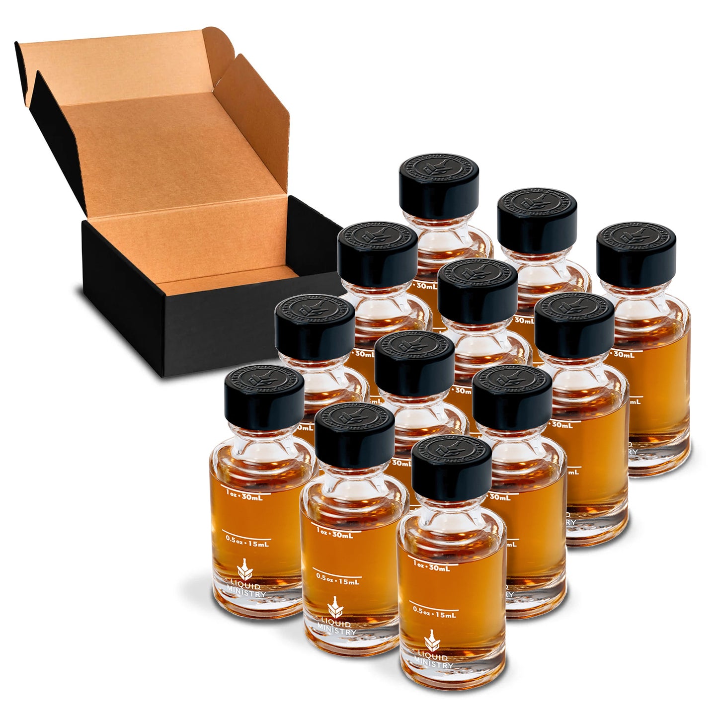 Liquid Ministry Sample Bottles - 1 oz / 30 mL